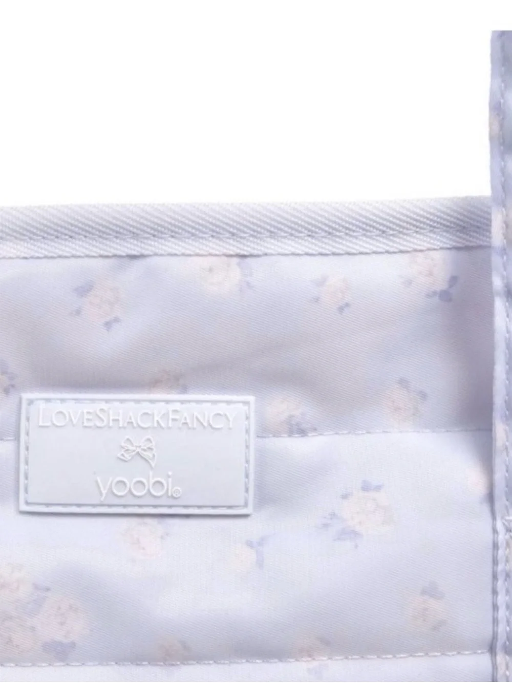 LoveShackFancy for Target Everblooming Rosettes Ditsy Quited Tote